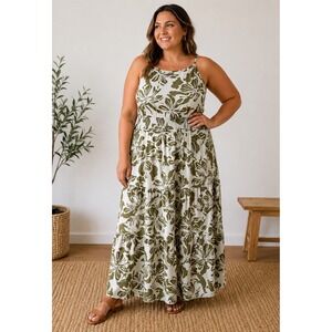 market and spruce maxi dress Market & Spruce Strappy Back Sleeveless Maxi Dress Navy Blue Size 1X NWT